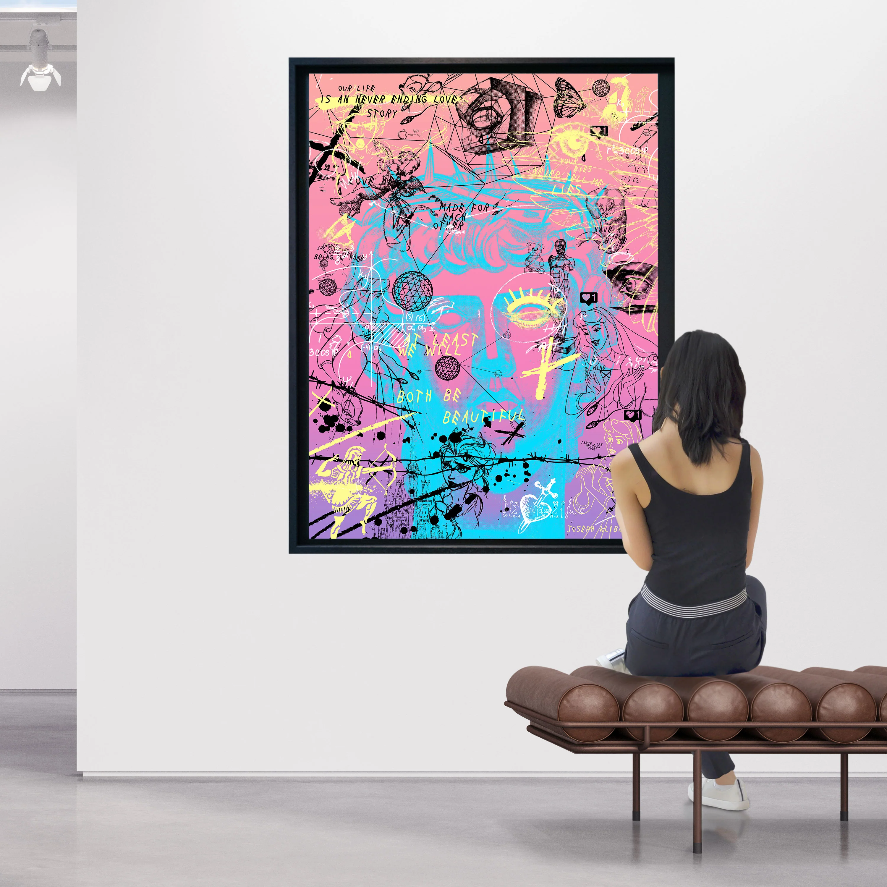 Never Ending Love - Museum Size Diamond dust